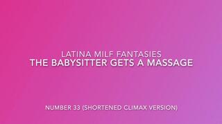 Climax Clip From The Babysitter Gets A Massage