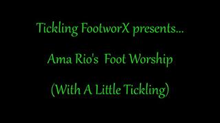 Ama Rio Foot Worship (With A Little Tickling)