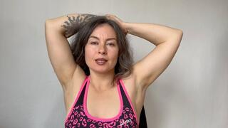 she doesn't shave her armpits because you go crazy about them