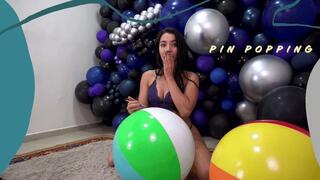 Popping Paradise: Dani's Beach Ball - 4K