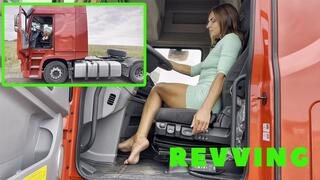 VIKA BIG TRUCK REVVING ORGASM IN HIGH HEELS IN BALLET FLATS_4K HDR DOLBY VISION_35 MIN