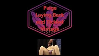 Paige Laying Back and Tickled Vintage MP4