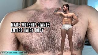 Made worship giants entire hairy body