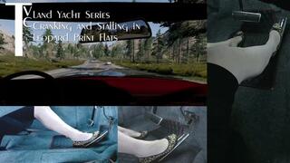 Land Yacht Series: Cranking and Stalling in Leopard Print Flats (mp4 1080p)
