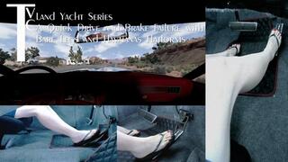Land Yacht Series: Quick Drive and Brake Failure with Bare Legs and Havaianas Slims (mp4 1080p)