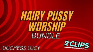 Hairy Pussy Worship Bundle