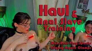 Haul and Anal Slave Training