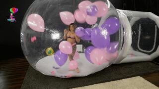 Cinthya Fingernail and Blow to Pops in Our New Balloon Igloo 4K (3840x2160)