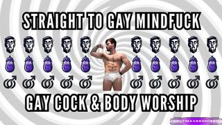 Straight to gay Mindfuck - gay cock & body worship