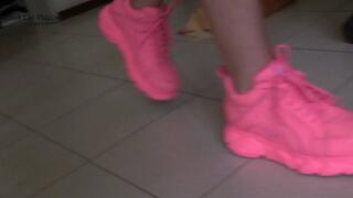 Alice kicking and trampling her servant