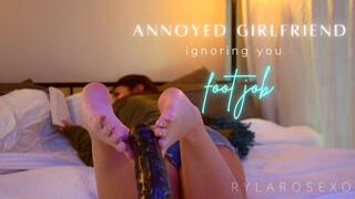 Annoyed Girlfriend Ignoring You and Footjob 480p mov