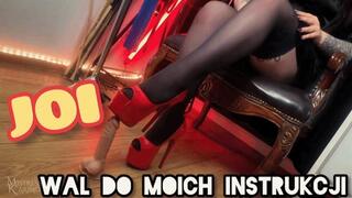 Jerk off instructions to my divine legs POV - Polish Language
