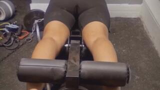 Dirty Gym Dirty Socks ballbusting beta bitch while restrained before pissing on his face