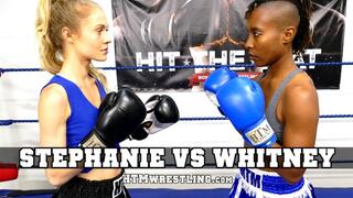 Stephanie vs Whitney - Women Boxing