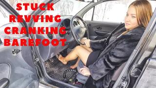 TANYA STUCK CRANKING REVVING DRIVING BAREFOOT (full video 29 min)
