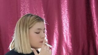 Milkshake and cigarette