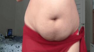 Belly dance from Tamila, close belly p