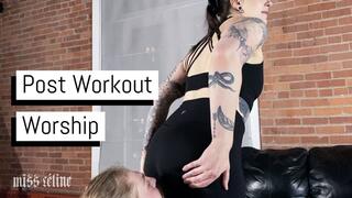Post Workout Worship | Slave Enjoys My Sweat Straight From The Gym