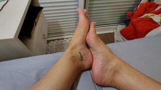 JOI My big and soft soles ond french nails, rarity