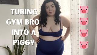 Turning Gym Bro Into A FAT PIG!