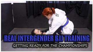 Real BJJ intergender training