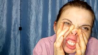 Trying to fix your face!