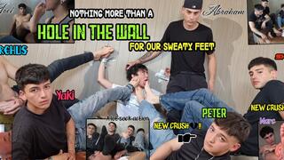 Just a Hole in the wall for our Sweaty feet - Peter and Marc recruit ft Rehus Shawn Yaki Abraham and Joel