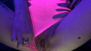 glowsticks pussy stuffing and pee