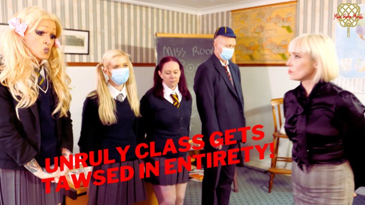 Unruly Class Gets Tawsed In Entirety (Shot In 4K) - PORNMEKA