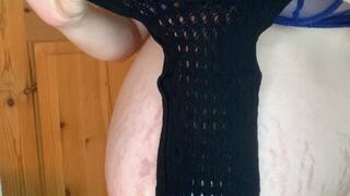 MastersLBS 37 Weeks Pregnant Try on and OIL - 2nd pregnancy