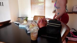 Beaten Cunt Over Glasses