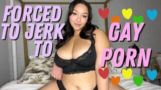 Made To Jerk To Gay Porn