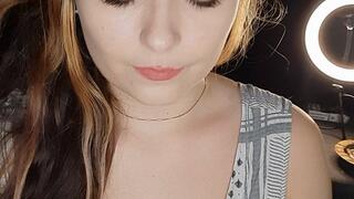 Closeup smoking French inhales