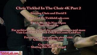 Chris Tickled In The Chair 4K Part 2