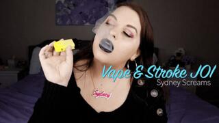 Vape & Stroke JOI - A vaping scene featuring: jerk-off-instruction, vape domination, lip fetish, vape clouds, and JOI games - 1080 MP4