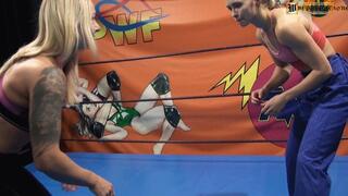 Angelika vs Iron Girl - Female Competitive Wrestling Fight - C43 - HD720