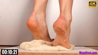 Keira Pizza Dough Crush - 4K MP4