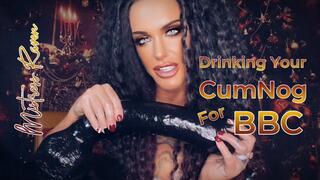 DRINKING YOUR OWN CUMNOG FOR BBC