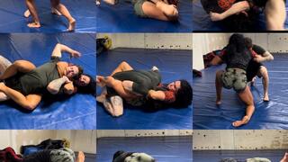 50 Min Nonstop Mixed Competitive Grappling Match - Wrestling - MMA - BJJ