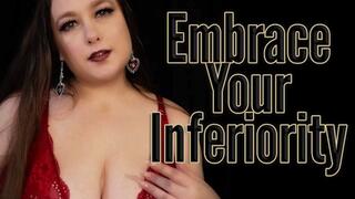 Embrace Your Inferiority ~ Loser Verbal Humiliation & BBW Goddess Worship ~ 1080p HD