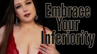 Embrace Your Inferiority ~ Loser Verbal Humiliation & Goddess Worship ~ 720p HD