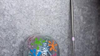 deflate beachballs in latex