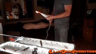 Raven Grey VIOLET WAND - GlassDeskProductions