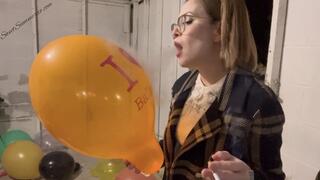 Mean Girlfriend Finds your Balloons in the Basement and Cigarette Pops them All