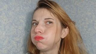 A glued mouth and a bad cough