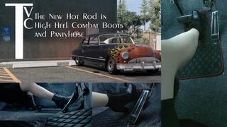 The New Hot Rod in High Heel Combat Boots and Pantyhose (mp4 1080p)