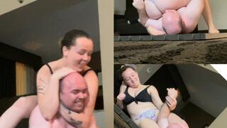 Sassy savage vs Mike competitive handicap wrestling match p1