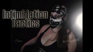Intimidation Tactics ~ Leather Mask FemDom POV Blackmail Fantasy ~ 1080p HD