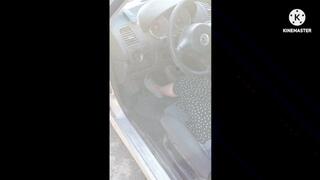 Engine boiling barefeet