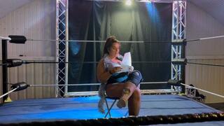 sexy santa wrestling match